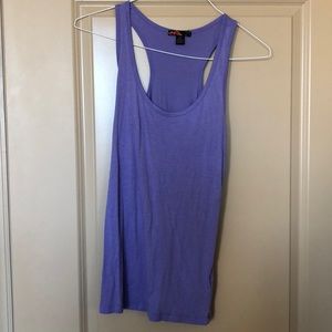 Light purple razor back tank